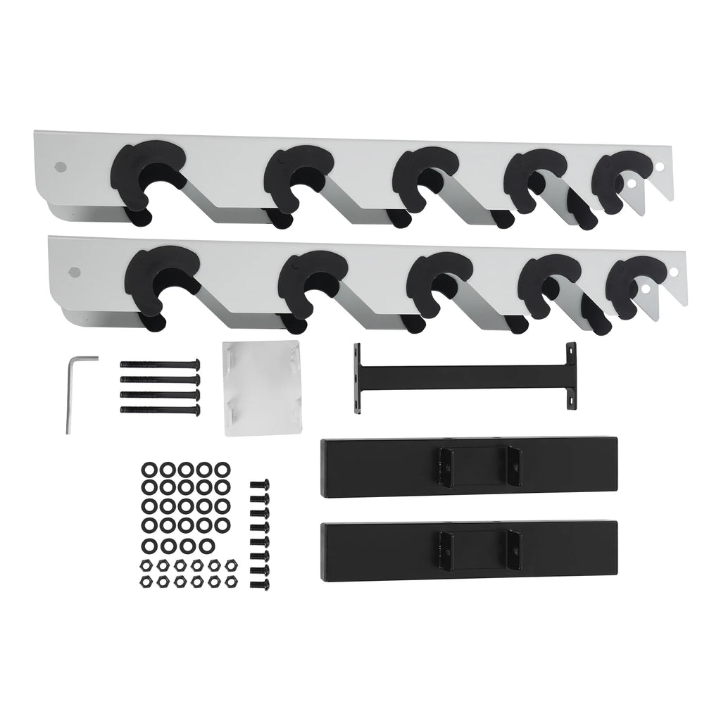 5-Tier Dumbbell Rack A-Frame Steel Dumbbell Holder Accommodate 5 Pairs Dumbbells 100kg Load-bearing Capacity for Home Gym
