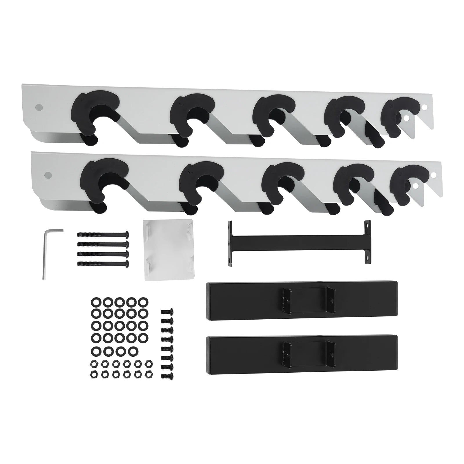 5-Tier Dumbbell Rack A-Frame Steel Dumbbell Holder Accommodate 5 Pairs Dumbbells 100kg Load-bearing Capacity for Home Gym