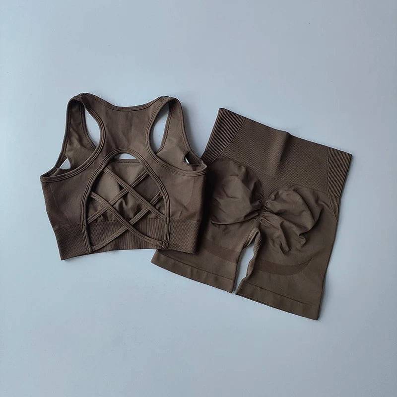 Seamless 2-Peace Yoga Set
