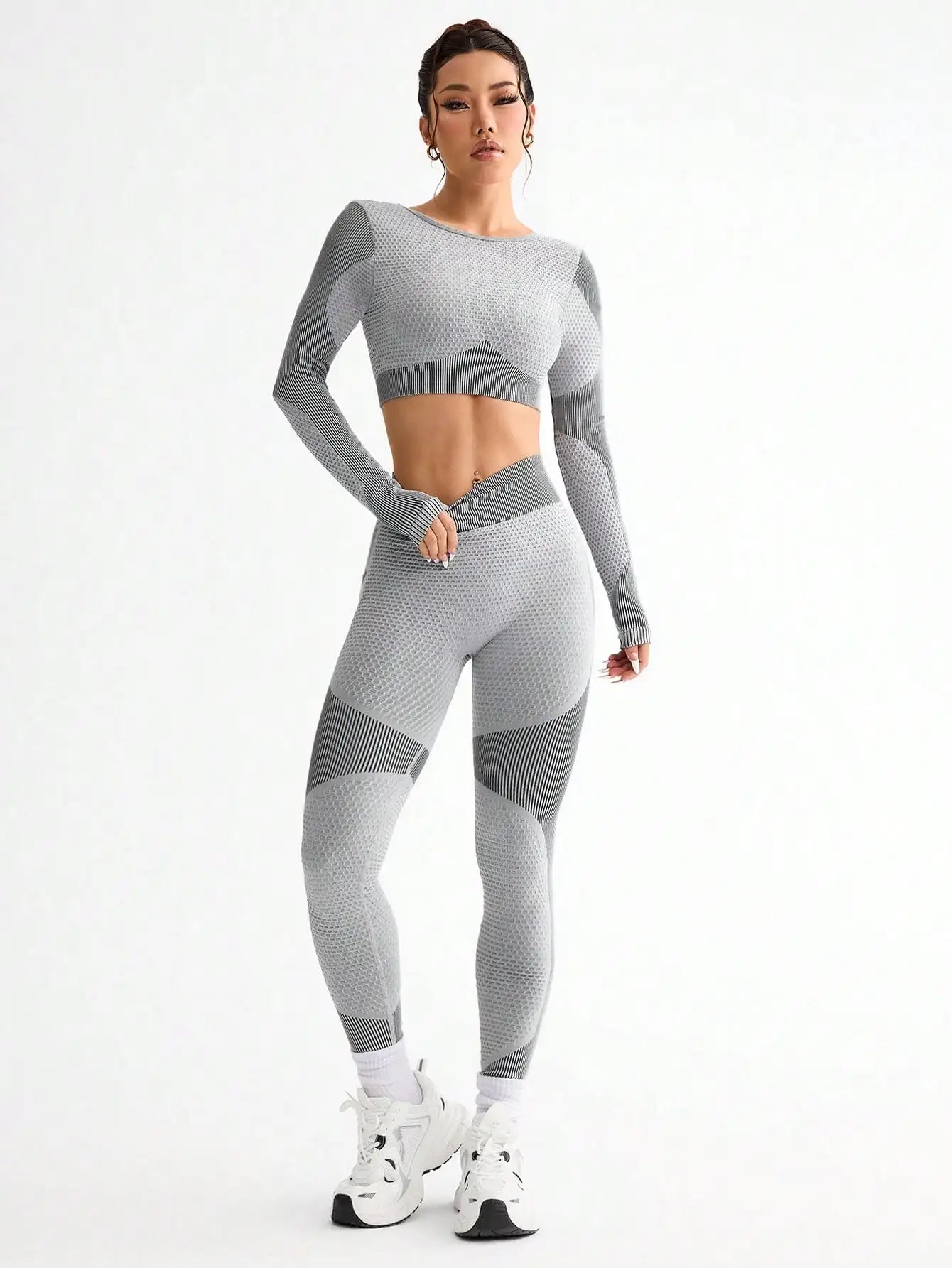 Seamless 2-Piece Yoga Suit