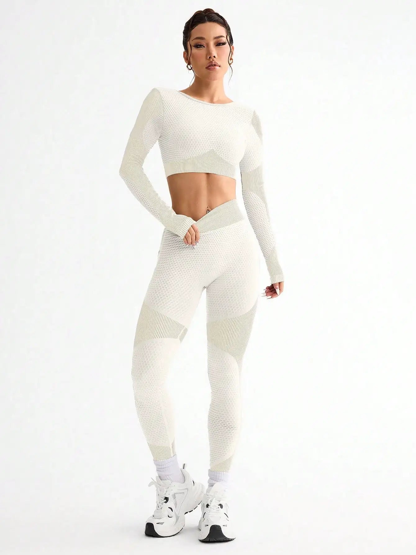 Seamless 2-Piece Yoga Suit
