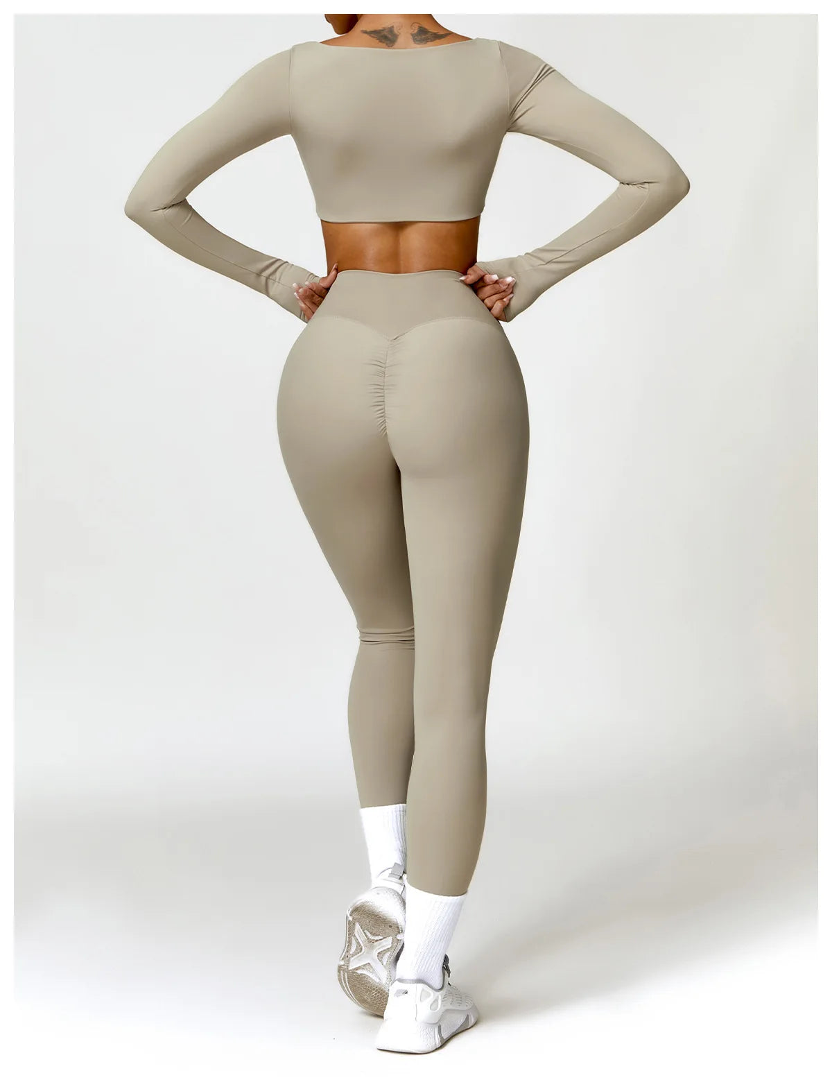 2-Peace Long Sleeve Yoga Suit