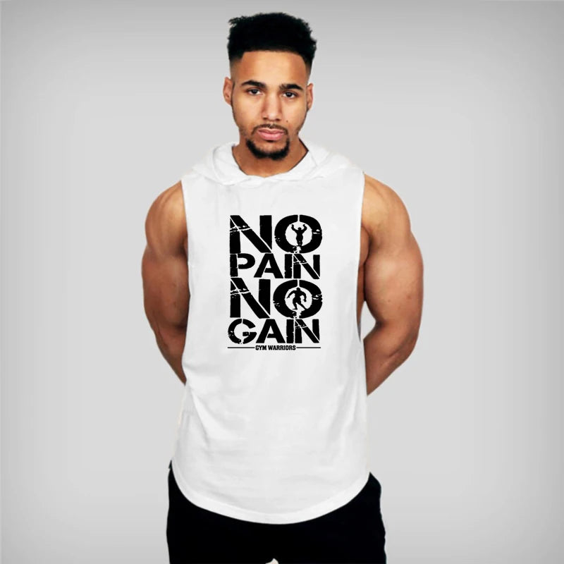 Sleeveless Hooded Tee