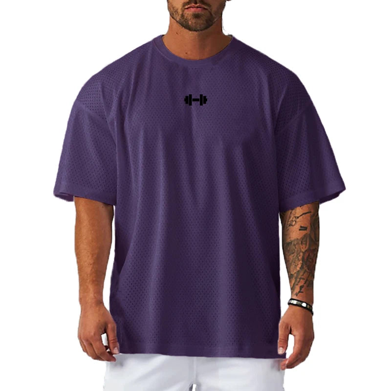 Oversized Mesh Tee