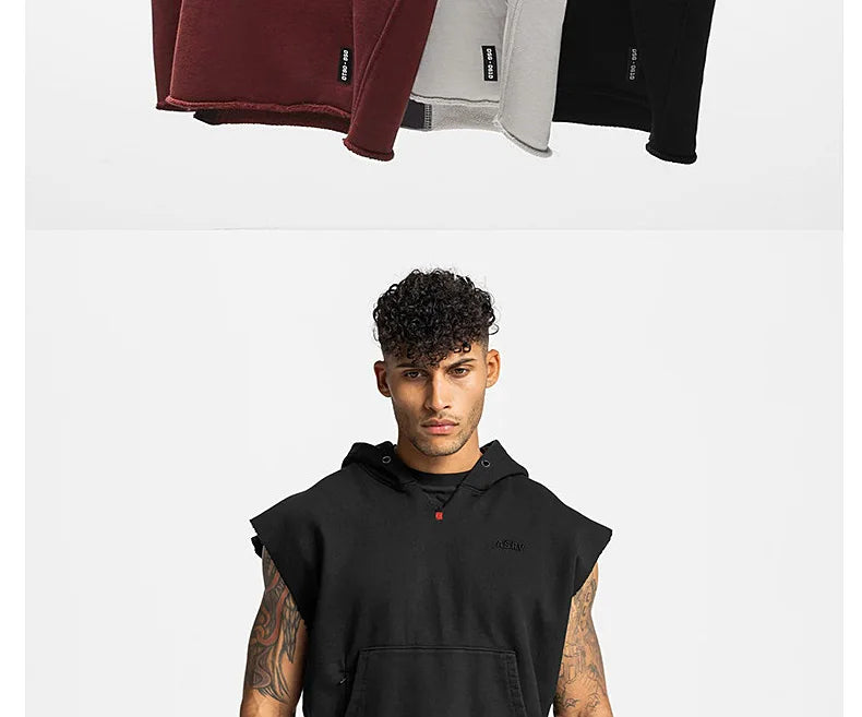 Sleeveless Hooded Tee