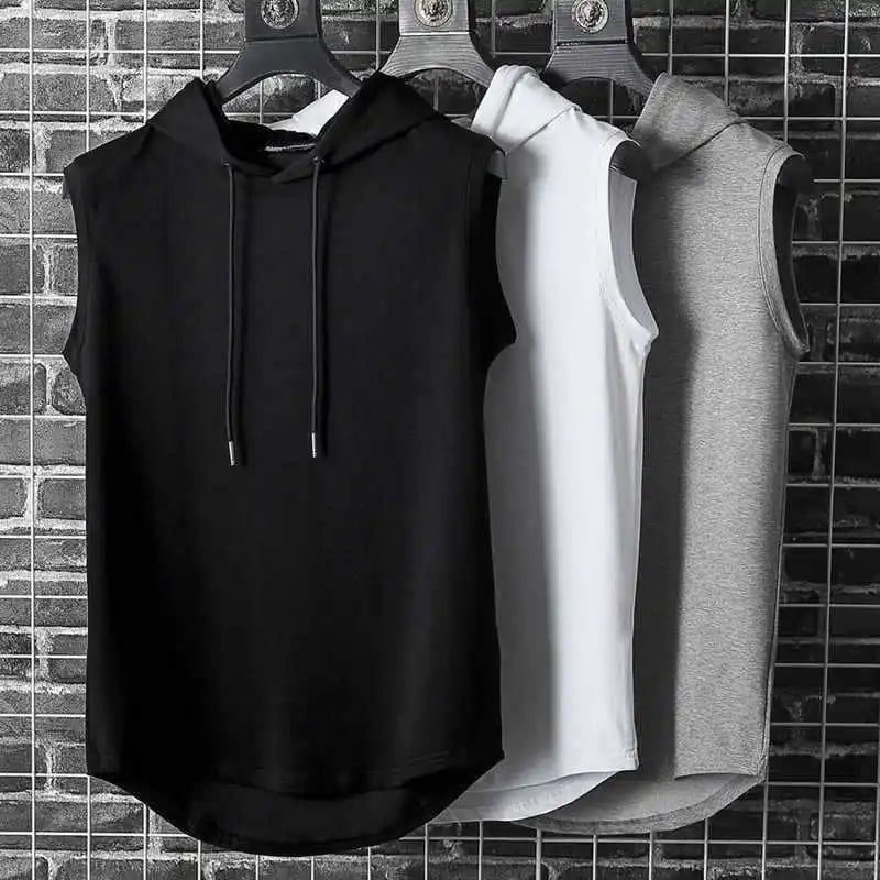 Sleeveless Hooded Tee