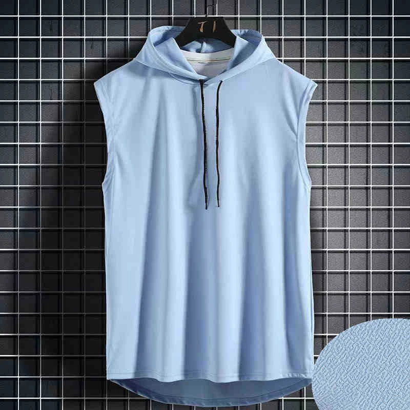Sleeveless Hooded Tee